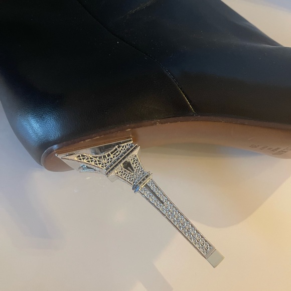 Vetements SS19 Upside down Eiffel Tower heeled boot in black sz 39 - Picture 8 of 10